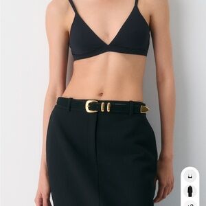 Aritzia Black Triangle Bralette